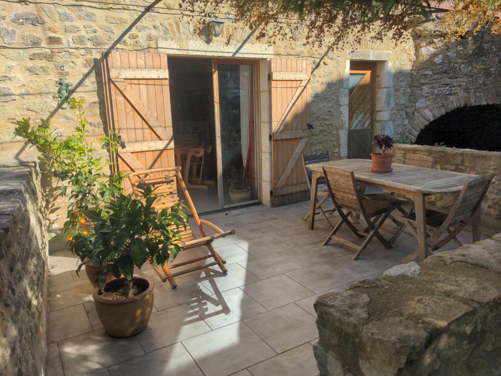 Gite Les Tilleuls Vila Saint-Montan Exterior foto